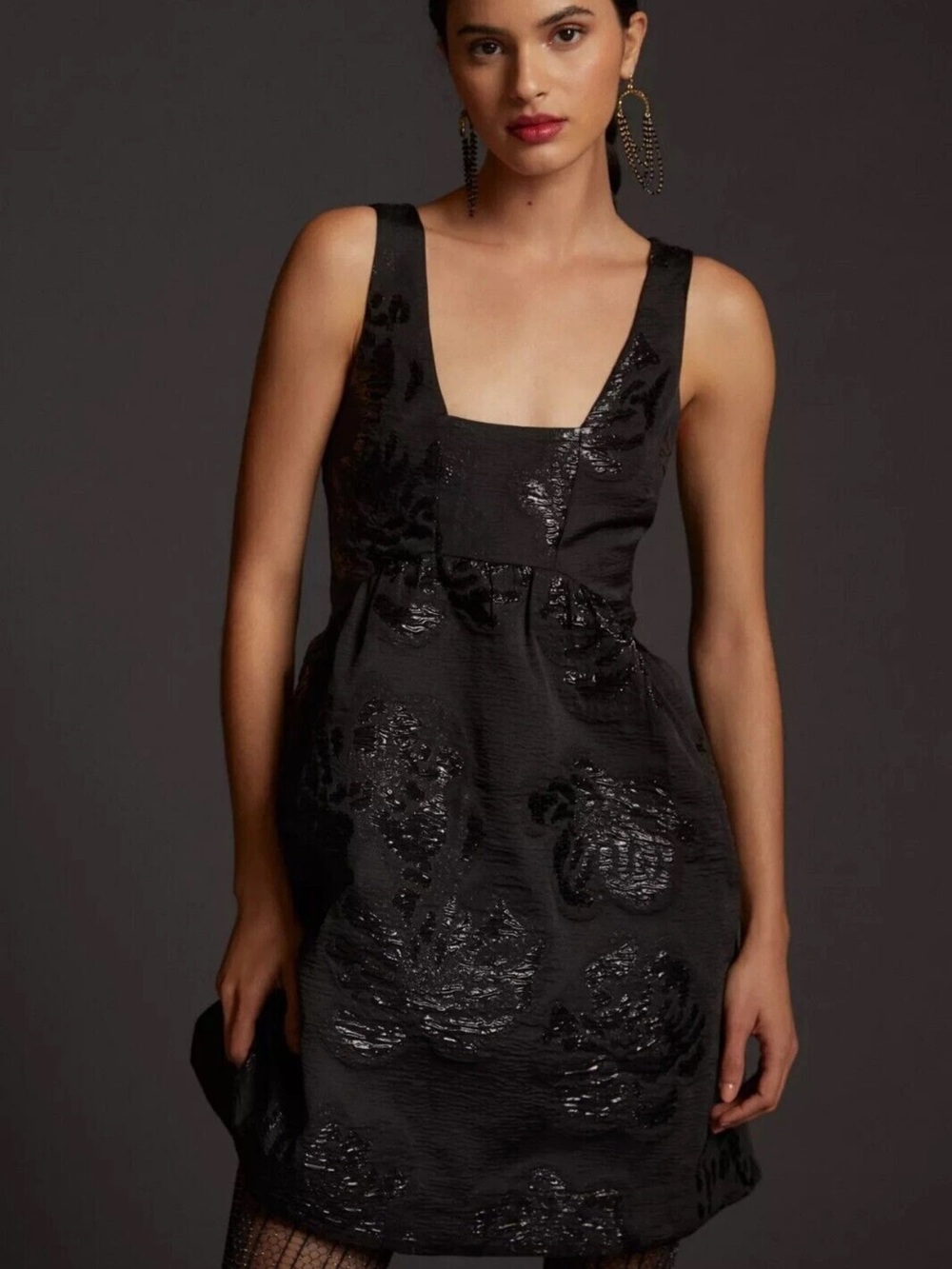 Anthropologie Maeve Jacquard Mini Dress